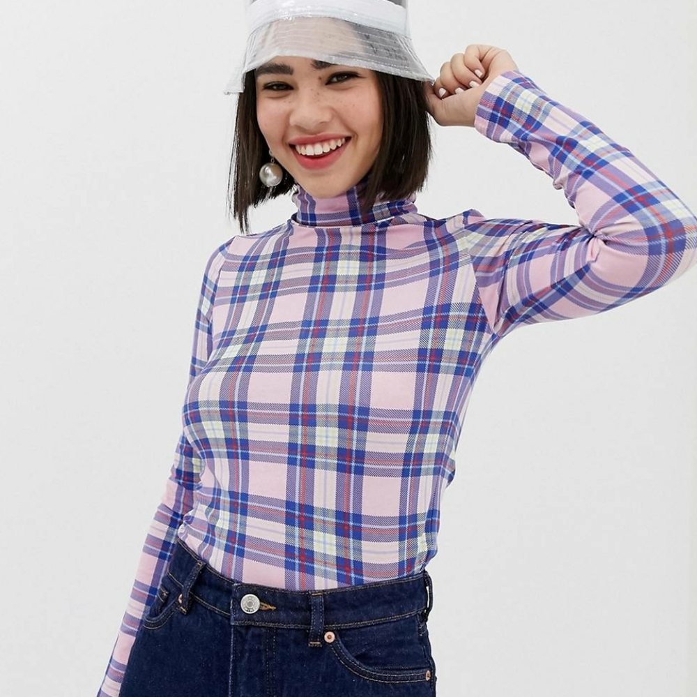 Monki X ASOS turtleneck top